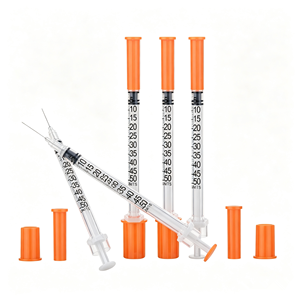 Seringues à insuline 31G 100 unités 8 mm, boîte de 3600 unités, seringues à insuline pour animaux de compagnie 1 ml, calibre 31 6 mm - Product Image 2