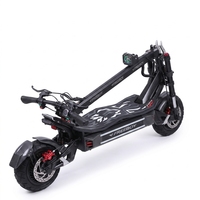 Skuter Listrik Dewasa J30MAX 3000W Motor Ganda Ban Tubeless 11 Inci Aluminium Alloy Komuter 60km 150kg Suspensi Depan/Belakang
