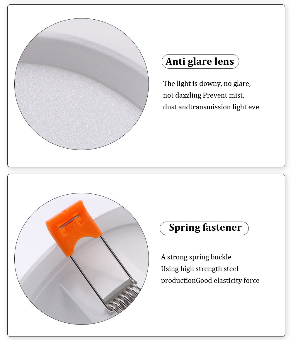 RSH Smart Downlight Led Spot Ceiling Downlights Music Voice Control Tuya Wifi Dimmable Indoor Lighting RGB+CW+WW