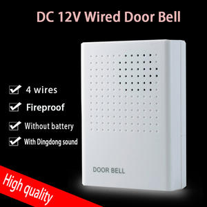 Système de contrôle d'accès de sécurité pour la maison <span class=keywords><strong>et</strong></span> le bureau, <span class=keywords><strong>sonnette</strong></span> de porte <span class=keywords><strong>filaire</strong></span>, <span class=keywords><strong>carillon</strong></span> DC 12V, <span class=keywords><strong>sonnette</strong></span> de porte <span class=keywords><strong>filaire</strong></span> vocale, <span class=keywords><strong>sonnette</strong></span> de bienvenue - Product Image 2