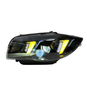 Đèn pha kép hai màu SJC Auto dành cho BMW 1 Series E87 E82 2004-2011 120i 130i 135i Đèn pha <span class=keywords><strong>LED</strong></span> lắp đặt dễ dàng, đèn trước <span class=keywords><strong>Laser</strong></span> - Product Image 4