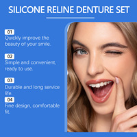 Ensemble de prothèses dentaires en silicone OEM, adapté aux personnes de différents âges, conforme à la norme CPNP et à la réglementation européenne CE.