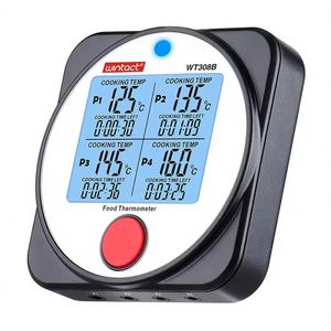 Thermomètre numérique à sonde WT308A/B pour aliments, en acier inoxydable de qualité alimentaire IP67, pour la cuisson de la viande, la cuisine, la maison, le four, les outils de barbecue - Product Image 6