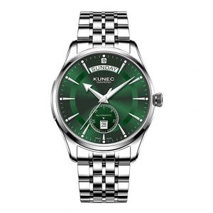 Montre mécanique pour homme personnalisée, multifonctionnelle, en acier inoxydable, style élégant - Product Image 3