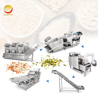 Machine ORME pour décortiquer les noix de cajou à peau rouge, décortiquer les arachides, et torréfier et découper les flocons d'amandes et les amandes caramélisées
