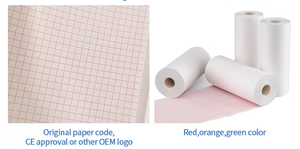 Papier thermique de type Z de 210 x 295, adapté aux appareils ECG Mindray <span class=keywords><strong>Bene</strong></span> R12 (ECT), papier ECG, papier de caisse enregistreuse, sans BPA - Product Image 4