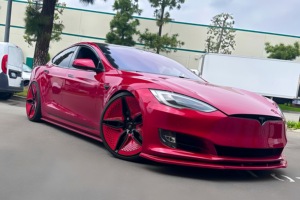 Jantes en alliage forgé <span class=keywords><strong>Happy</strong></span> Tiger personnalisées, noir mat, 5x114.3 5x120 5x130, pour Tesla Mercedes BMW, 17 18 19 20 21 22 24 pouces - Product Image 2
