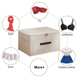 Armario de juguete para <span class=keywords><strong>ropa</strong></span>, <span class=keywords><strong>caja</strong></span> organizadora plegable para el hogar, cajón de armario, bolsa de almacenamiento, mango fuerte - Product Image 2