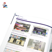 Impression de brochure personnalisée pour profil d'entreprise, brochure couleur, brochage à cheval, catalogue professionnel, livre d'introduction