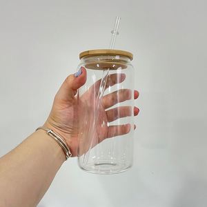 Verres à bière en forme de canette de 12oz, 16oz, 20oz pour sublimation, vierges, pour impression par transfert thermique, stock US - Product Image 2
