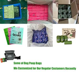 Eco Friendly Pet Supplies Pet Dog Poop <b>Bags</b> Biodegradable <b>Compostable</b> Dog Waste <b>Bags</b> with Dispenser Dog Excrement <b>Bags</b> - Product Image 5