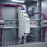 Parafoudre de réseau TYBD-4L-12 T2 avec protection contre la foudre, courant de décharge max. 20 kA, protection IP20