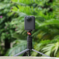 Alliage d'aluminium CNC 360 °   Kit de prise de vue avec poignée rotative, charge utile de 5 kg, pour GoPro 13, Insta360 X6 X5, DJI OSMO 360 II, caméras d'action