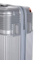 Ensemble de bagages de voyage rigides ABS+PC avec serrure TSA, grande valise cabine et roues en alliage