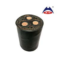 150mm 185mm 240mm 300mm 400mm 8,7mm ignífugo XLPE aislado, PVC forrado STA 3 Core/15kV Cable eléctrico