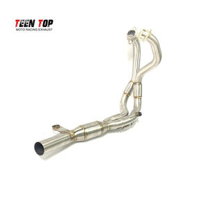 ส่วนหัวท่อไอเสียสเตนเลส GSX250R/<span class=keywords><strong>V</strong></span>-<span class=keywords><strong>Strom</strong></span> 304ท่อด้านหน้า <span class=keywords><strong>DL250</strong></span>ท่อ GW250ท่อไอเสียสำหรับรถจักรยานยนต์ Suzuki 51mm - Product Image 4