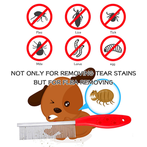 <b>Pet</b> Dog Cat Animal Soft <b>Brush</b> <b>Brush</b> Stainless Steel Needle and <b>Pet</b> Grooming Cleaning <b>Brush</b> - Product Image 3