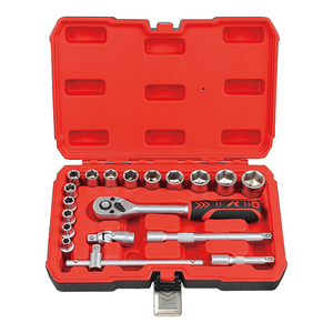 Ổ cắm cờ lê 19-Piece 1/4 inch thép Ổ cắm cờ lê Bộ Ratchet cờ lê Combo <span class=keywords><strong>Set</strong></span> ô tô tay áo công cụ thiết lập cho hộ gia đình - Product Image 1