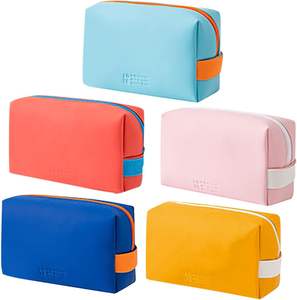 Korean-Style PU Cosmetic <strong>Bag</strong> For Ladies Eco-Friendly Hand-held Toiletries Storage Zipper Customizable Logo Waterproof Candy - Product Image 1