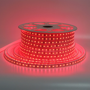 Bande lumineuse <span class=keywords><strong>LED</strong></span> RGB, 220, 110/5050 V, étanche IP65, <span class=keywords><strong>rouleau</strong></span> flexible, ruban de lumière avec corde double couleur, pour l'extérieur, 50/100m - Product Image 4