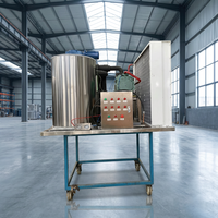 Máquina de Hielo en Escamas Haiyue de 2 y 3 Toneladas, Fabricante de Hielo en Escamas Industrial con Certificación CE, Máquina Comercial para Hacer Hielo en Escamas para Pescado