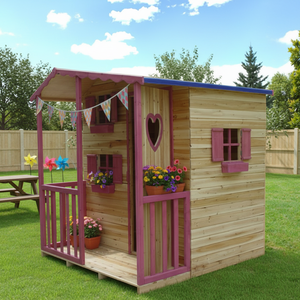 <span class=keywords><strong>Maison</strong></span> de jeu <span class=keywords><strong>en</strong></span> <span class=keywords><strong>bois</strong></span> pour enfants, personnalisée, pour l'extérieur, de la fabrique de <span class=keywords><strong>bois</strong></span> SHUNDA, portable, pour l'école maternelle, résistante au soleil et à la pluie - Product Image 2