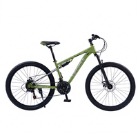 Sepeda Gunung Anak 2026 Baru 20 Inch Garpu Baja untuk Anak Usia 10 Tahun, Suspensi Penuh, Rem Cakram, Single Speed