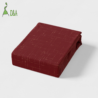 Dianan latar belakang merah Satin sutra & emas berkilau bertitik bertekstur 100% poliester sutra bahan Satin kain untuk gaun
