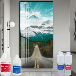 Pintura de Porcelana con Cristal Espejo, Pegamento Especial para Cristal, <span class=keywords><strong>Resina</strong></span> <span class=keywords><strong>Epoxi</strong></span> de Doble Componente, Adhesivo Transparente para Trabajos en Madera - Product Image 6
