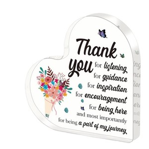 Su misura 10mm/15mm di spessore del regalo commemorativo addolorato a forma di angelo in acrilico trasparente segno blocco decorazione - Product Image 5
