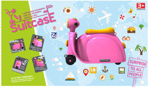 Andador de bebé de plástico <span class=keywords><strong>3</strong></span> en 1 con coches de juguete, equipaje para niños, maleta para motocicleta para <span class=keywords><strong>2</strong></span>-4 años, coche de paseo a la venta para niños - Product Image 5