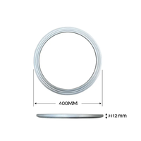 Silencieux 12 pouces-32 pouces Table Top Lazy Susan Swivel Plate Hardware Silencieux Extra Large Bearing pour une utilisation confortable