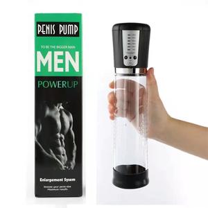 Automatische <span class=keywords><strong>Penis</strong></span>-Vakuumpumpe mit LCD-Digitalanzeige Elektrische Penispumpe Penisvergrößerer Männlicher Masturbator Sexspielzeug für Männer - Product Image 6