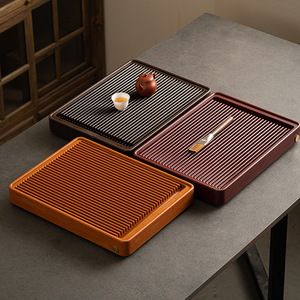 <b>Tea</b> <b>Tray</b> Small Size Matte Finish Minimalist Design Portable Dry Brewing <b>Tea</b> Table - Product Image 1