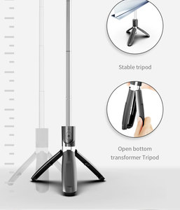 Trépied télescopique <span class=keywords><strong>L02</strong></span> de 1 mètre, télécommande, bâton de <span class=keywords><strong>selfie</strong></span> rotatif à 360° avec support, 196g - Product Image 5