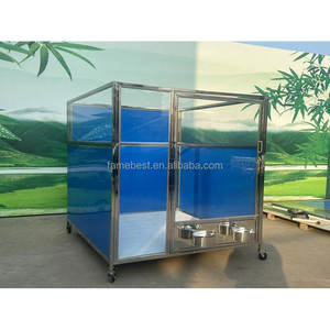 Perreras grandes de acero inoxidable para perros de alta calidad para interiores - Product Image 6