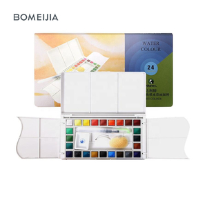 Ensemble de peinture à l'<span class=keywords><strong>aquarelle</strong></span> solide Maries 18/24/36 couleurs Transparente pour le dessin sur toile - Product Image 1