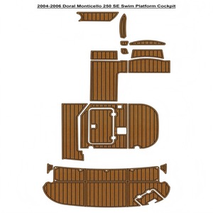 Plancher en teck EVA pour yacht Doral Monticello 250 SE 2004-2006, best-seller sur eBay - Product Image 1