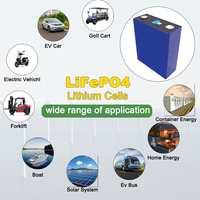 Lifepo4 sel baterai prisma 3.2V, 100AH 102AH 104AH 105AH Lithium Ion besi fosfat untuk baterai penyimpanan energi surya EV