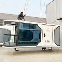 Fabricant de capsules spatiales mobiles B&B : Maison intelligente à structure en acier, climatisation intégrée, maison conteneurisée en EPS pour le voyage