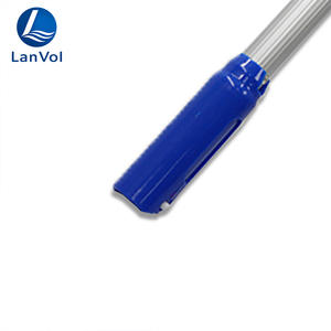 Barra telescópica de aluminio de alta calidad <span class=keywords><strong>para</strong></span> limpieza de <span class=keywords><strong>piscinas</strong></span>, ligera, con cabezal de aspiración <span class=keywords><strong>para</strong></span> hojas y cepillo limpiador de <span class=keywords><strong>piscinas</strong></span> resistente al óxido. - Product Image 2