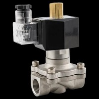 Válvula Solenoide de Aire y Agua de Alta Calidad 110V 220V 24V, Válvula Solenoide Normalmente Abierta, Válvula Solenoide de Acción Directa