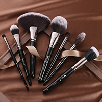 Privates Logo 20 Stück Foundation Make-up Pinsel Set Kit Weiches Pony Ziege Synthetisches Haar für Lidschatten & Wimpern Make-up Pinsel Set