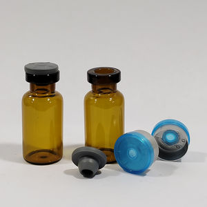 Vendita calda fiala di vetro ambrato da 2ml con tappo <span class=keywords><strong>in</strong></span> gomma e tappo <span class=keywords><strong>in</strong></span> alluminio per il farmaco - Product Image 4