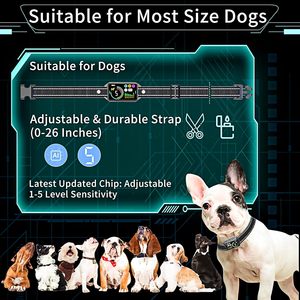 Neues Design Energie sparendes wasserdichtes automatisches Hunde rinden halsband für große, mittlere und kleine Hunde Anti-Barking-Trainings halsband - Product Image 6