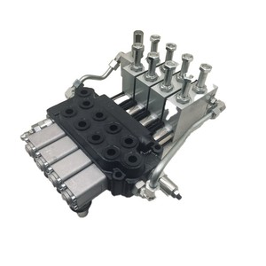 Válvula de Control Direccional Monobloque Electrohidráulica y Manual Huamao DCV40 40L/Min, Distribuidor Hidráulico 15kg - Product Image 2
