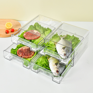 Contenitore Rettangolare Impilabile in PET Trasparente <span class=keywords><strong>per</strong></span> Alimenti, Gioielli e <span class=keywords><strong>Bagno</strong></span> - Vendita Calda - Product Image 5