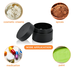 Salon de coiffure noir PET Pot cosmétique en plastique cheveux cire hydratant en plastique PET pot cosmétique pot de crème à raser - Product Image 3