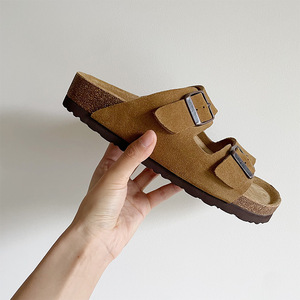 Venta al por mayor <span class=keywords><strong>de</strong></span> lujo personalizado doble <span class=keywords><strong>hebilla</strong></span> <span class=keywords><strong>de</strong></span> cuero genuino <span class=keywords><strong>de</strong></span> los hombres suelas <span class=keywords><strong>de</strong></span> corcho para <span class=keywords><strong>sandalias</strong></span> <span class=keywords><strong>de</strong></span> playa - Product Image 2