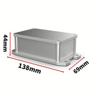 Hongfa IP66 Waterproof Aluminum Alloy Outdoor Junction Box with Heat Sink Powder Coated 138x69x44mm - Product Image 1